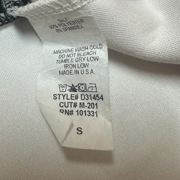 Charlotte Russe - Women's Black and White Striped Fit & Flare Dress - Size S - Picture 5 of 9